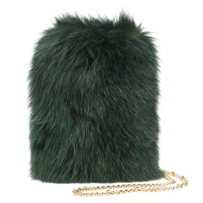 Fox Fur Purse - Emerald