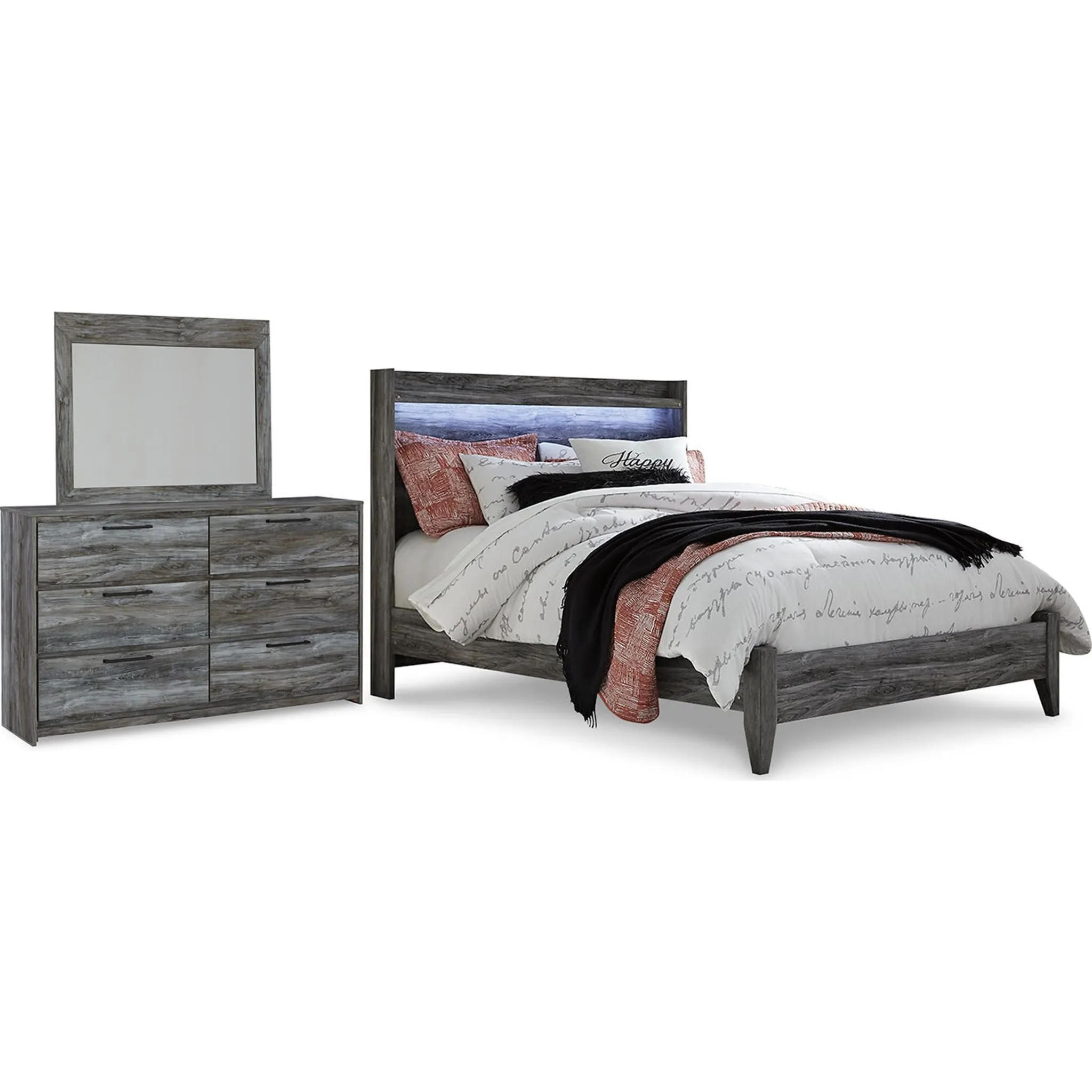 Baystorm 5 Piece Panel Bedroom