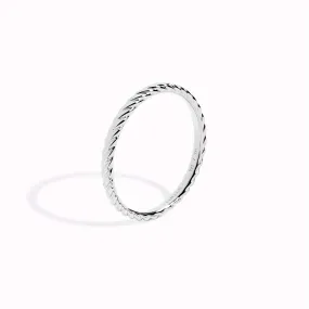 Braid Ring Silver - Linda