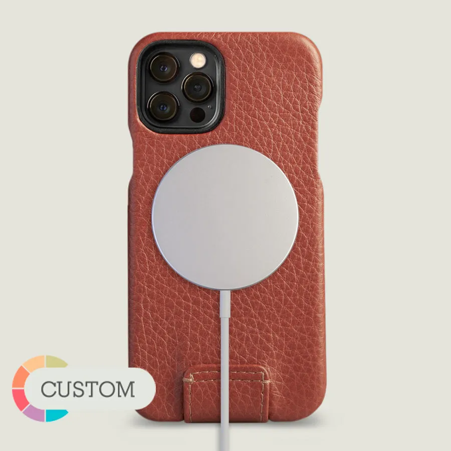 Customizable Top iPhone 12 & 12 Pro leather case with MagSafe