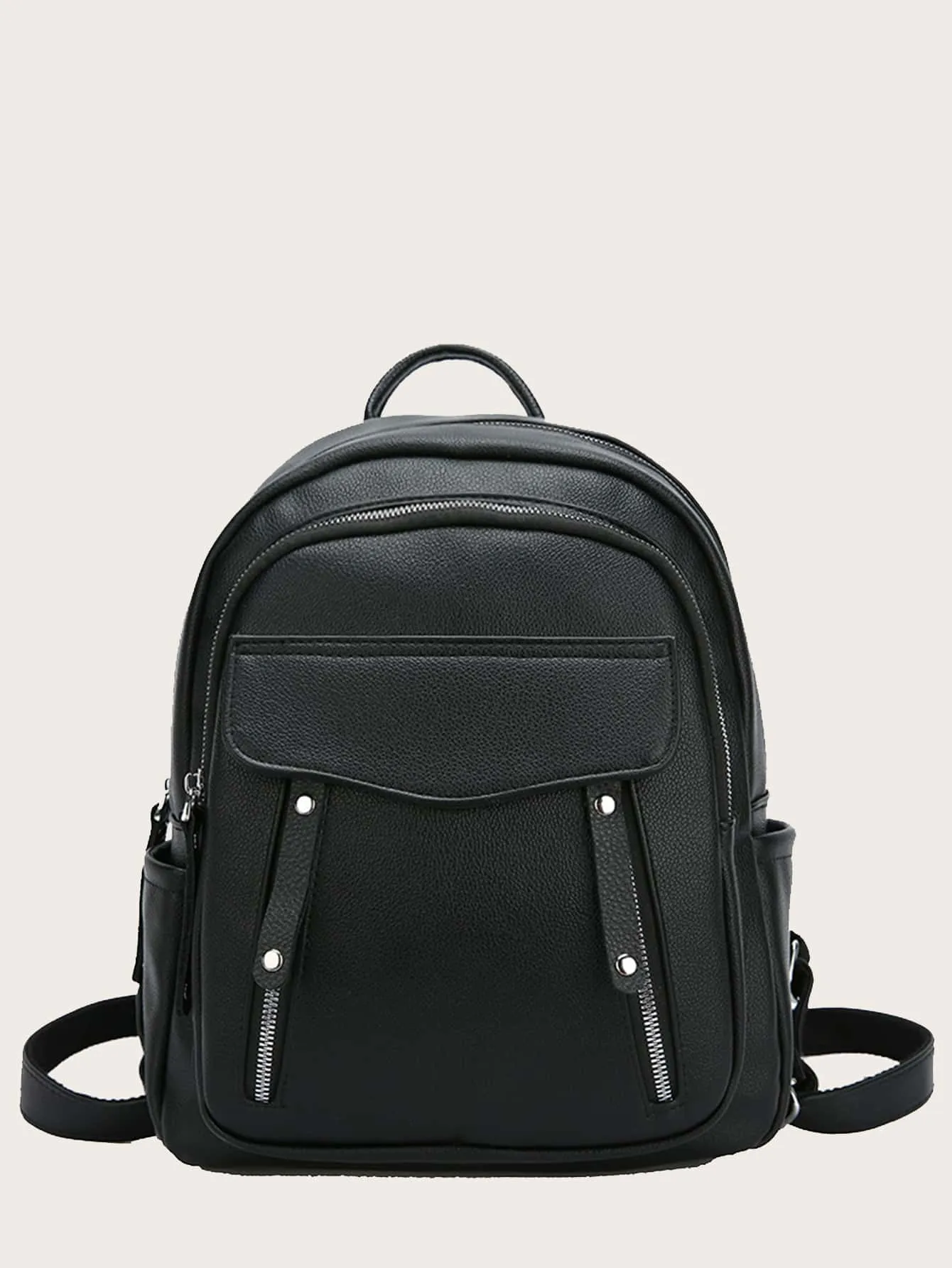 Double Zip Front Backpack