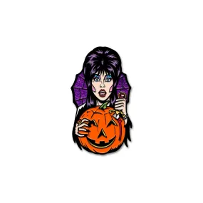 ELVIRA CREEPY CARVER - ENAMEL PIN