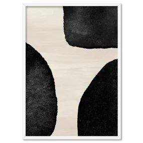 Formes Noires II - Art Print