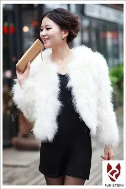 Fur Womens Coat Real Turkey Fur Coat Jacket Overcoat Mulitple Colors Puff NEW Stylish Natural Fur Coat Warmest Fur Coat Fur Story FS12098