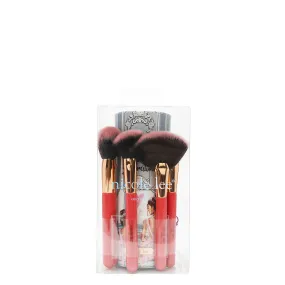 MACARIA MAKEUP CASE WITH 4 PIECE BRUSH SET