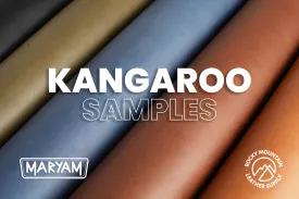 Maryam - Kangaroo Vacchetta - Veg Tanned Kangaroo Leather (SAMPLES)