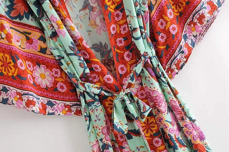 Okinawa Paradise Boho Kimono