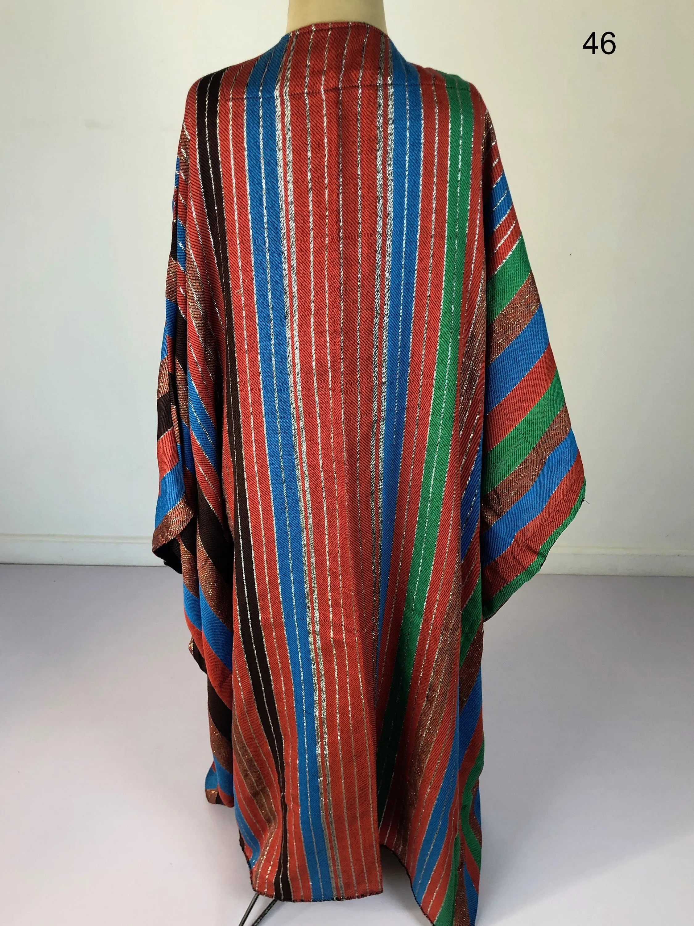 One of a kind hand loomed Kimono, Winter Wool Kimono, Abayas, Winter Abaya, Colorful Abaya, Handmade Abaya, Kimonos for women