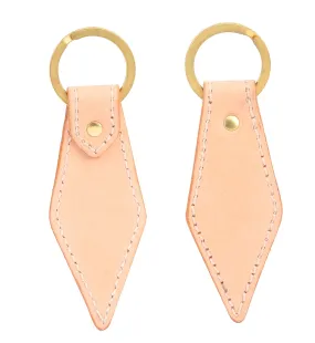 Premium Leather Key Chain - Beige