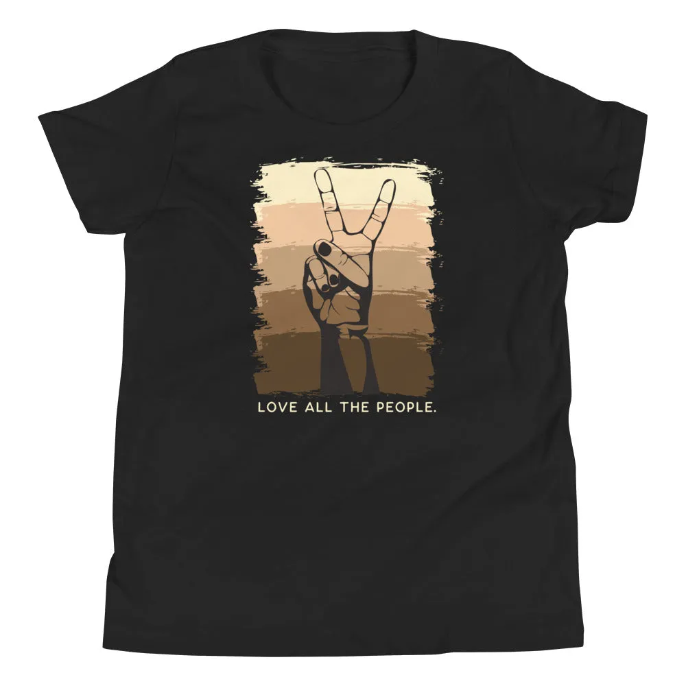 "Love All The People" Youth tee