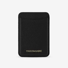 The MagSafe Wallet - Black Caviar