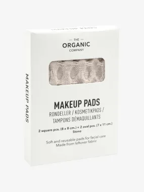 The Organic Company Big Waffle Makeup Pads - set of 4 - Stone