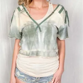 Tie Dye Bohemian Top 2 in 1